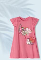 Mayoral rochie pentru copii cu geanta de mana culoarea roz, mini, drept PPYX-SUG06U_39X