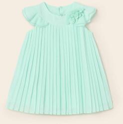 Mayoral rochie bebe culoarea turcoaz, mini, evazati PPYX-SUG058_60X