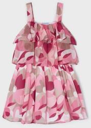 Mayoral rochie fete culoarea roz, mini, drept PPYX-SUG06M_42X