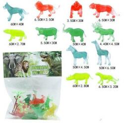 Magic Toys Animal World: Vadállatok átlátszó 12db-os figura szett MKO411887