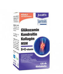 JutaVit Glükozamin-szulfát + Kondroitin-szulfát Kollagén MSM D+C filmtabletta 120db