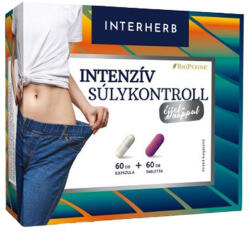 INTERHERB Intenzív Súlykontroll fogyókúrás kapszula és tabletta 2x60db
