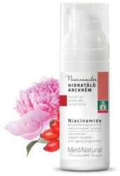 MediNatural bőrtökéletesítő, ráncellenes niacinamid hidratáló arckrém 50ml