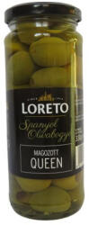 LORETO queen zöld magozott olívabogyó 163g