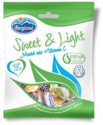 Bergland Sweet & Light cukormentes cukorka - mentol mix 60g