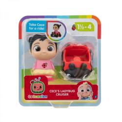 Jazwares Cocomelon figura készlet JJ és barátai járműben - CeCe (CMW0514)