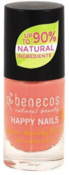 Benecos Happy Nails körömlakk - Peach Sorbet 5ml - herbaline