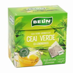 Belin BELIN Piramide Ceai Verde Aromatizat Lemongrass 20x2g