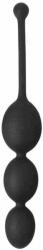 Orion Malesation Anal Balls Black - Bile Anale din Silicon, 19 cm