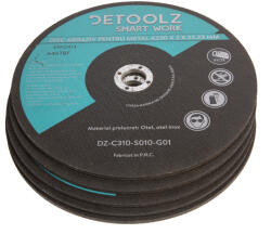 DETOOLZ Set disc abraziv pentru metal 230 mm (10 set) (DZ-C310-S010-G01) Disc de taiere