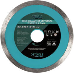 DETOOLZ Disc diamantat universal 125x22.2x7mm (DZ-C282)