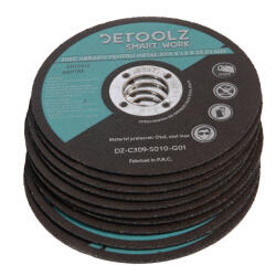 DETOOLZ Set disc abraziv pentru metal 115 mm (10 set) (DZ-C309-S010-G01)