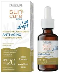 FLOSLEK Ser facial multifuncțional cu protecție solară - Floslek Sun Care Derma Anti-Aging Multitask Serum SPF 20 30 ml
