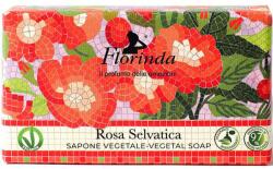 Florinda Săpun de toaletă Mozaic italian. Trandafir sălbatic - Florinda Rosa Selvatica Sapone Vegetale-Vegetal Soap 200 g
