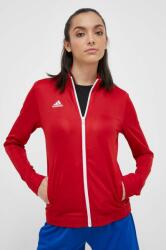 Adidas edzős pulóver Entrada 22 piros, sima, H57562 - piros M