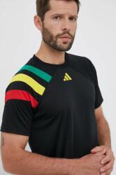 adidas Performance edzős póló Fortore 23 fekete, nyomott mintás, IK5737 - fekete XL