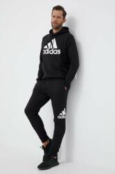 Adidas melegítőnadrág fekete, nyomott mintás - fekete S - answear - 18 890 Ft