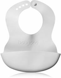 BabyOno Be Active Soft Bib with Adjustable Lock bavețică Grey 6 m+ 1 buc Bavata