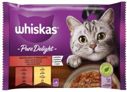 Whiskas Pure Delight Nedves macskaeledel, Klasszikus válogatás, 13 x 4 x 85 g