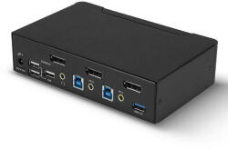 Lindy Switch KVM Lindy 2 Port DisplayPort 1.4 USB 3.0 KWM (39312)