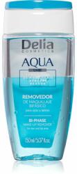 Delia Cosmetics Aqua kétfázisú sminklemosó a szem köré és a szájra 150 ml