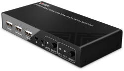 Lindy Switch KVM Lindy 2 Port HDMI 4K60, USB 2.0 & Audio (32809)