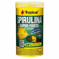 Tropical SPIRULINA FORTE Tropical Fish Flakes, 36% 250ml 50g