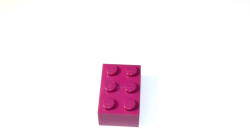 LEGO® 3002c47 - LEGO sötét rózsaszín kocka 2 x 3 méretű (3002c47)