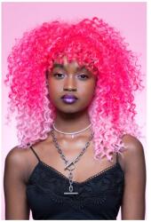 Fever Manic Panic Pink Passion Ombre Curl Girl Wig