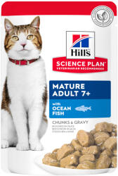 Hill's Hill's Science Plan Pachet economic 24 x 85 g - Mature Adult Pește oceanic (24 g, pliculețe)