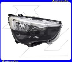 OPEL COMBO E 2018.06-2023.12l /X19/ Fényszóró jobb (H7/H1/LED) nappali fénnyel, motorral TYC 20-17861-06-2