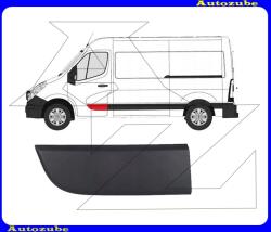 RENAULT MASTER 3 2019.09-2024.02 Ajtódíszléc bal első, fekete W161103