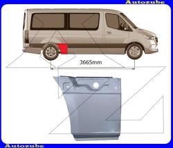 MERCEDES SPRINTER B907 2018.06. -tól Hátsó sárvédő első rész jobb (40cm) "rövid kivitelhez / tengelytáv: 3665mm" KLOKKERHOLM 3548564