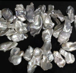Perle de Cultura Heishi Margele Bijuterii 10-14 x 18-25 mm - Lungime Sirag 37 cm - A
