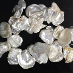 Perle de Cultura Keishi Margele Bijuterii 16-20 x 15-28 mm - Lungime Sirag 37 cm