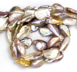 Perle de Cultura Baroc Bicolor Margele Bijuterii 20-25 x 17-20 mm - Lungime Sirag 38 cm - AAA