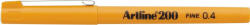 Artline Liner ARTLINE 200, varf fetru 0.4mm - galben (EK-200-YE) - siscom-papetarie