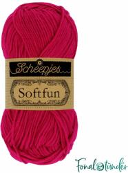 Scheepjes Softfun 2655 Cerise - cseresznyepiros fonal