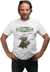  This Awesome Dadalorian Belongs to Me (Apa és gyerekek nevével - Személyre szabható ) - Férfi Póló (401633)