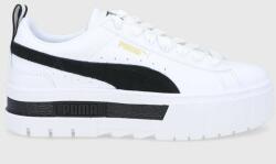 PUMA cipő Mayze Lth Wn fehér, platformos, 384209 - fehér Női 38.5