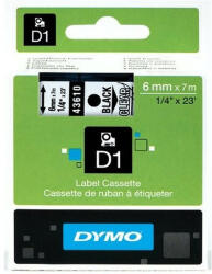 DYMO D1 6mmx7m fekete/áttetsző feliratozógép szalag (NDY0720770) - tobuy