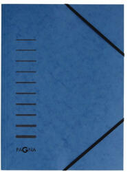 PAGNA A4 behajtófül nélküli kék karton gumismappa (24001-02) - tobuy