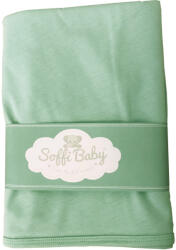 Soffi Baby Baby takaró pamut dupla zöld 80x100cm - babamarket