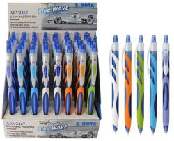 SaKOTA Blue Wave nyomógombos vegyes színű golyóstoll (AEV2467) - tobuy