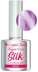 Crystal Nails Tiger Eye Silk CrystaLac - Violet 4ml