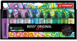 STABILO Set de Markere Fosforescente Stabilo Boss Original Arty 10 Piese Multicolor