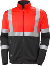 Helly Hansen ADDVIS JÓL LÁTHATÓSÁGI CIPZÁRAS PULÓVER CL1, piros, M (79258_169-M)