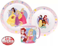  Disney Hercegnők True étkészlet, micro műanyag szett (STF33351) - oliviashop