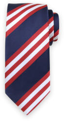 Willsoor Férfi klasszikus sötétkék nyakkendő csíkos mintával 15223