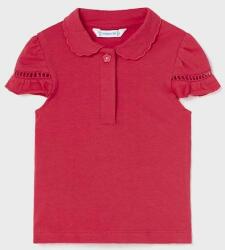 MAYORAL újszülött póló piros, galléros - piros 74